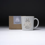 Chaco Chaco Cat Mug Cup - Grey / にゃんこのマグカップ