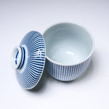 Chawanmushi Bowl with Lid - Tokusa / 茶碗蒸し碗
