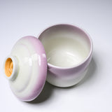 Chawanmushi Bowl with Lid - Pink Gradient / 茶碗蒸し碗