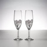 Chill & Bloom Sakura Glass Pair Champagne Glass / 冷感 ペアシャンパングラス