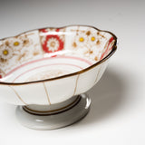 Chrysanthemums Dessert High Bowl - 12 cm / 菊づくし 高台小鉢