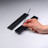 Chushin Kobo Yamagata Cast Iron Incense Holder with Lid - Wave / 山形鋳物 香立て