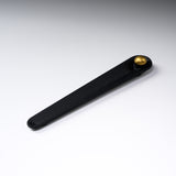 Chushin Kobo Yamagata Cast Iron Incense Holder - Bamboo leaf with Dew / 山形鋳物 香立