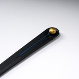 Chushin Kobo Yamagata Cast Iron Incense Holder - Bamboo leaf with Dew / 山形鋳物 香立