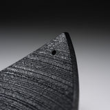 Chushin Kobo Yamagata Cast Iron Incense Holder - Bamboo Boat - Large / 山形鋳物 香立