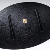 Chushin Kobo Yamagata Cast Iron Incense Holder - Bamboo Boat - Large / 山形鋳物 香立