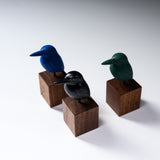 Chushin Kobo Ornament Kingfisher - Small - Three Colour Options / 山形鋳物 カワセミ