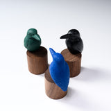 Chushin Kobo Ornament Kingfisher on Perch - Three Colour Options / 山形鋳物 カワセミ