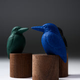 Chushin Kobo Ornament Kingfisher on Perch - Three Colour Options / 山形鋳物 カワセミ