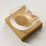 Coconeco Cat Glass Small Plate - 4 Colour Options / ココネコ 豆皿