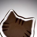 Coconeco Cat Glass Small Plate - 4 Colour Options / ココネコ 豆皿