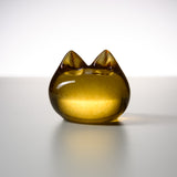 Coconeco Cat Glass Ornament - 5 Colour Options / にゃんこの置物