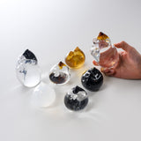 Coconeco Manekineko Cat Glass Ornament - 2 Colour Options / にゃんこの置物