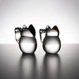 Coconeco Manekineko Cat Glass Ornament - 2 Colour Options / にゃんこの置物