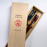 Japanese Chopsticks with Wooden Box - Issou / ペアギフト箸