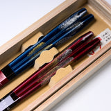 Japanese Chopsticks with Wooden Box - Issou / ペアギフト箸