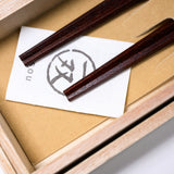 Japanese Chopsticks with Wooden Box - Issou / ペアギフト箸