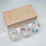 Lucky Animal Craft Beer Cup Set - 3pcs in Wooden Gift Box