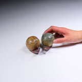 KASHIWA Seto Ware- Ornaments - Pair Snails / 瀬戸焼 かしわ窯