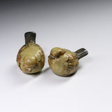 KASHIWA Seto Ware - Ornaments - Pair Birds / 瀬戸焼 かしわ窯