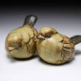 KASHIWA Seto Ware - Ornaments - Pair Birds / 瀬戸焼 かしわ窯