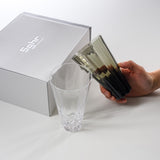 Sugahara Handmade Glassworks - Diamon Tall Tumbler Pair Gift Set / 菅原工芸硝子 Sghr