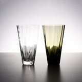 Sugahara Handmade Glassworks - Diamon Tall Tumbler Pair Gift Set / 菅原工芸硝子 Sghr