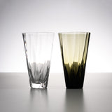 Sugahara Handmade Glassworks - Diamon Tall Tumbler Pair Gift Set / 菅原工芸硝子 Sghr