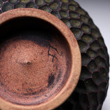 Fukutomi Takahiro Matcha Bowl - Tenbori / 「点彫」抹茶碗