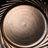 Fukutomi Takahiro Rim Plate - Golden Wave /「金波」リム皿