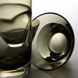 Sugahara Handmade Glassworks - DUO Series Sake Set - Carbon Black / 菅原工芸硝子 Sghr