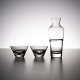 Sugahara Handmade Glassworks - DUO Series Sake Set - Clear / 菅原工芸硝子 Sghr