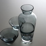 Sugahara Handmade Glassworks - DUO Series Sake Set - Blue / 菅原工芸硝子 Sghr