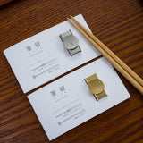 Chopstick Clamp & Rest - Daruma - 2 Colour Options / 箸留め 箸置き