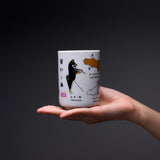 Life with Dod Series Sushi Yunomi Tea Cup - 2 Designs / 犬との日常