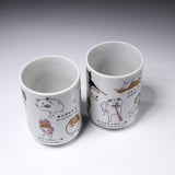 Life with Dog Series Yunomi Tea Cup - 2 Designs / 犬との日常