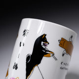 Life with Dog Series Yunomi Tea Cup - 2 Designs / 犬との日常