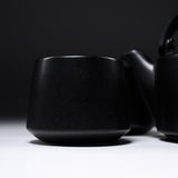 En - 縁 - Dobbin Teapot 400 ml Gift Set - Teapot x1, Teacup x 2 - Black