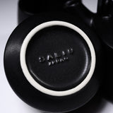 En - 縁 - Dobbin Teapot 400 ml Gift Set - Teapot x1, Teacup x 2 - Black