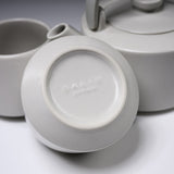 En - 縁 - Dobbin Teapot 400 ml Gift Set - Teapot x1, Teacup x 2 - White