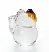 Coconeco Manekineko Cat Glass Ornament - 2 Colour Options / にゃんこの置物