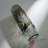 KAGAMI Crystal Edo-Kiriko Vase - Queen of the Night / 一輪挿し