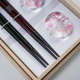 Wakasa Lacquered Chopsticks Gift Set - Floral Harmony