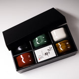 Five Colour Mini Matcha Bowl Gift Set - Set of 5 / ミニ抹茶碗 5種セット