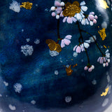 Fujihira Seibun Kiln Kyo-Kiyomizu Ware Flower Vase - Cherry Blossoms at first light / 藤平正文窯 花瓶