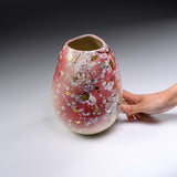 Fujihira Seibun Kiln Kyo-Kiyomizu Ware Flower Vase - Beggining of Spring / 藤平正文窯 花瓶