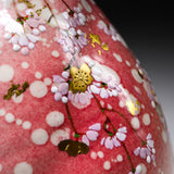 Fujihira Seibun Kiln Kyo-Kiyomizu Ware Flower Vase - Beggining of Spring / 藤平正文窯 花瓶