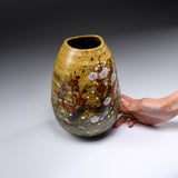 Fujihira Seibun Kiln Kyo-Kiyomizu Ware Flower Vase - Irabo Plum / 藤平正文窯 花瓶