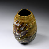 Fujihira Seibun Kiln Kyo-Kiyomizu Ware Flower Vase - Irabo Plum / 藤平正文窯 花瓶