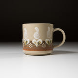 Fukube Pottery Mug Cup - Duck or Chicken / ふくべ窯 マグカップ